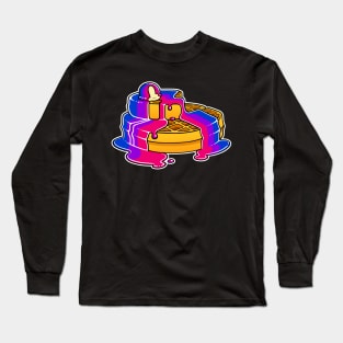 Bi Bisexual Pride Waffles LGBT Long Sleeve T-Shirt